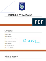Lecture 02 ASP - NET MVC Razor