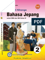 Buku Kelas11 Tanoshii Nihongo 2 Pelajaran Bahasa Jepang