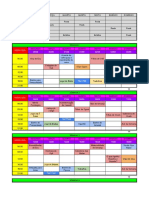 Programação Semanal de Atividades Espirituais