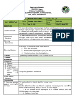 LESSON PLAN Jade 8 (Synthesize)