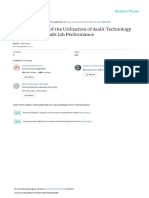 An Examination of The Utilization of Audit Technology