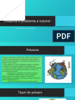 Poluarea o Problema A Tuturor: de Alexandru David-Nicolae