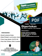 Desain Pamflet Lowongan Kerja