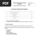 Criterios de Validacion Acreditación y Licencias Internas (Dand-Dven-Cm)