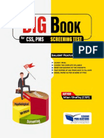 The Big Book For CSS Screening Test by Mian Shafiq Buy This Book at WhatsApp 03457945276