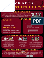 Badminton Infographics