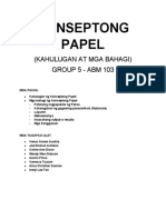 Abm-103 Konseptong-Papel