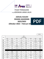 Jadual Webex Sidang Akademik 2022-2023 (Sebelum Kursus Intensif)