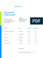 Blue and Green Casual Corporate Digital Pharmacy Startup Checklist