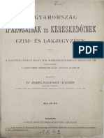 Adresar ugarskih zanatlija i trgovaca 1892 - Iđoš