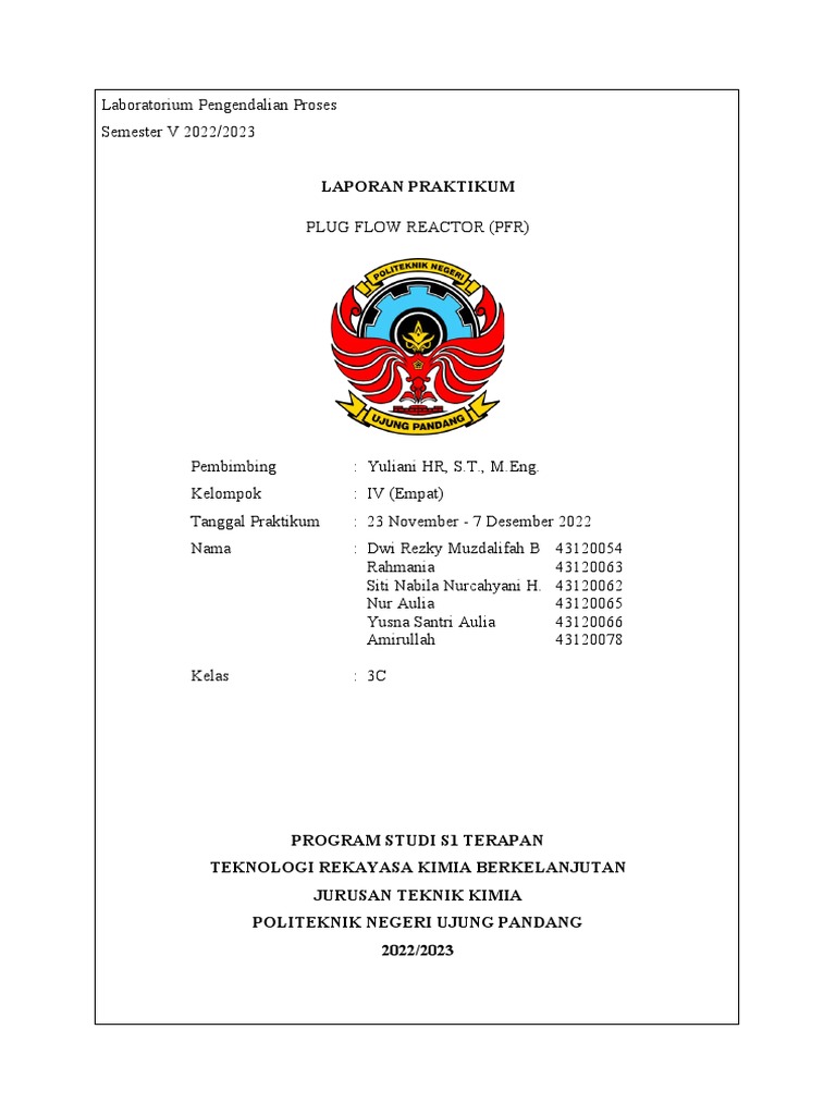 Laporan Plug Flow Meter KLP 4 | PDF
