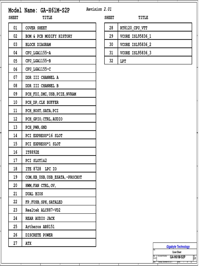 gigabyte_gah61ms2p_rev._2.01_sch PDF Manufactured Goods