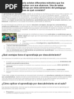 Aprendizaje X Descubrimiento y Artística