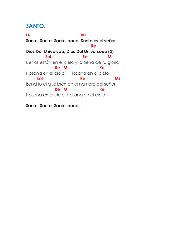 Letra de la Canción 