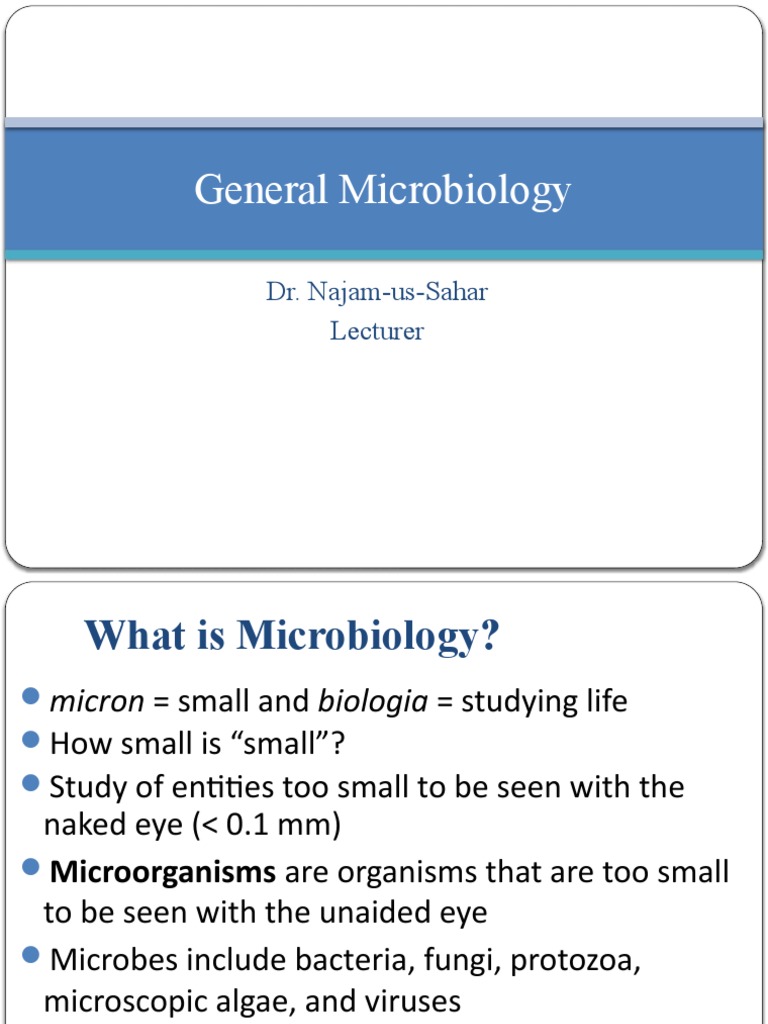Introduction to Microbiology Concepts | PDF | Microbiology | Microorganism