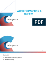 M - Word Formatting Final