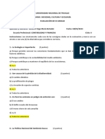 Evaluación de Iii Unidad. Socueco.