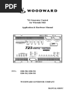 723 Generator Control For Wärtsilä NSD Application & Hardware Manual