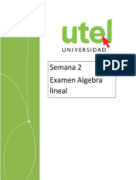 Examen Semana 2 Algebra Lineal