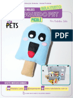 Picolé - Brinquedo Pet - Molde Gratuito