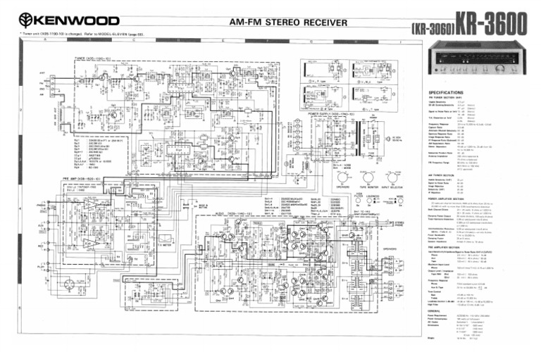 Kenwood Light Replacement Kit KR-3060 KR-3600 KR-7400 Receiver LED