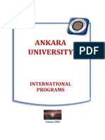 Ankara University International Programs Guide