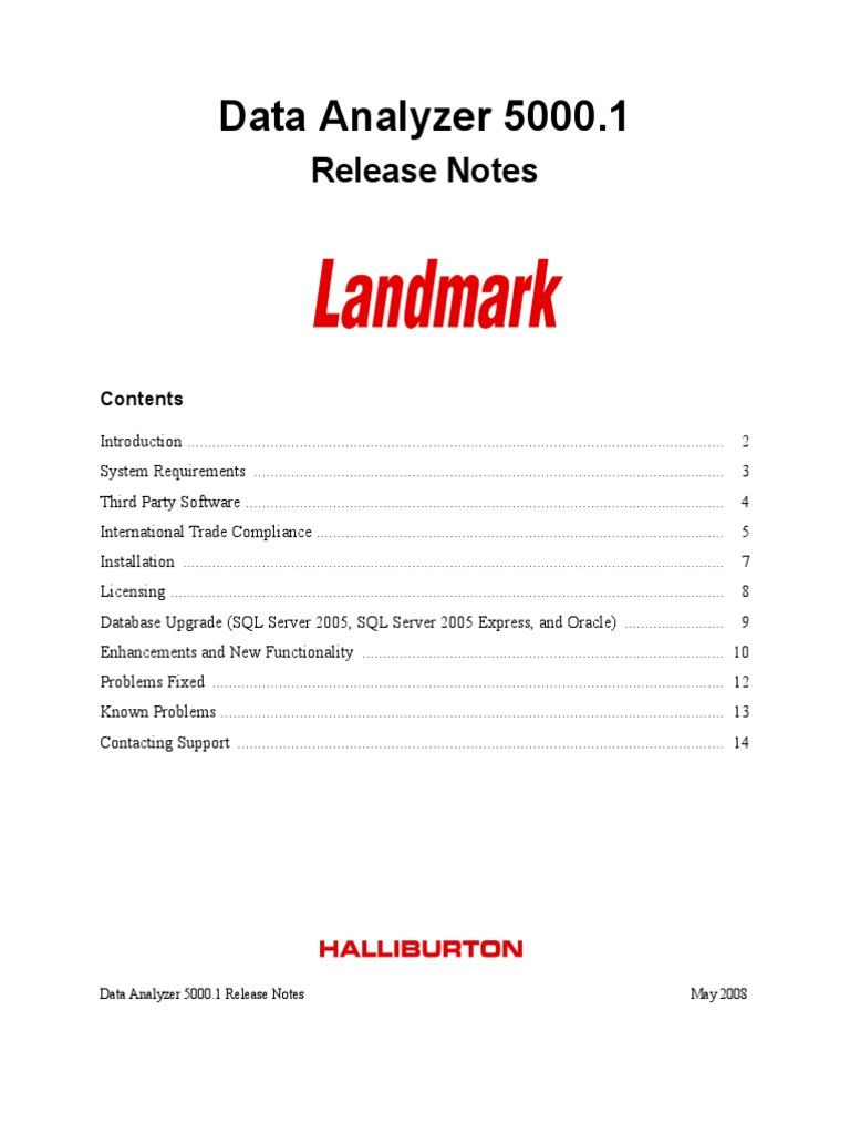 Data Analyzer Release Notes | PDF | Databases | Information Technology ...