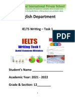 IELTS Writing Task 1 Guide