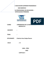 Aprendizaje de La Matematica Ii - Modulo Iii