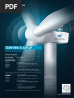 GW165-4.0MW: PMDD Smart Wind Turbine