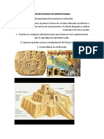 5 Aportaciones de Mesopotamia