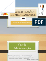 Aula - ADMINISTRAÇÃO DE MEDICAMENTOS - VIAS