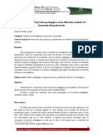 Concepciones de La Práctica Pedagógica en Los Diferentes Modelos de Formación Del Profesorado