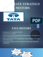 Corporate Strategy of Tata Motors