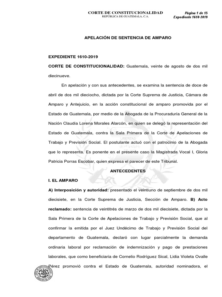 Sentencia de Muerte Presunta | PDF | Guatemala | Justicia