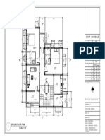 Ground Floor Plan Dimensions and Schedules