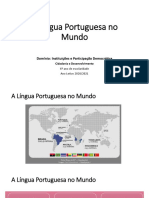 Língua Portuguesa no Mundo - Falantes e Desafios