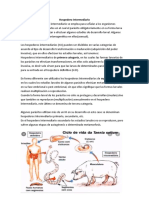 Hospederos intermediarios: tipos y funciones