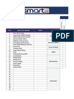 Formato de Matriz General de Capacitación y Adiestramiento