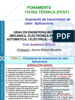 FENT - Tema 3. Fonaments Transm Calor. Aplicacions (Curs 2022-23) OK Vfinal