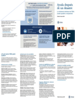 Fema Help-After-disaster Spanish Trifold
