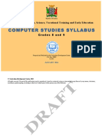 Computer Studies Syllabus Grades 8 and 9 Jan 2014 Final Draft