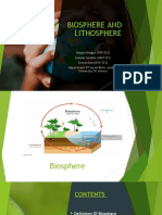 Presentation Biosphere and Lithosphere