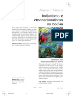 Indianismo e Etnonacionalismo Na Bolívia