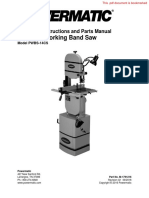 Powermatic Bandsaw Instruction Manual