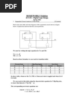 HOMEWORK 5 Solution: ICS 151 - Digital Logic Design