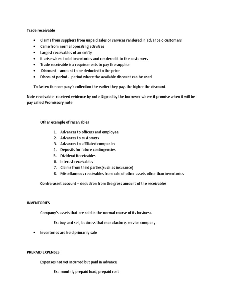 An Overview of Key Accounting Concepts Related to Receivables
