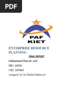 ERP Final Report 10036