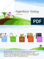 Hypothesis-Testing Intro 26th March