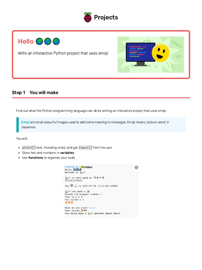 Hello : Projects | PDF | Python (Programming Language) | Subroutine